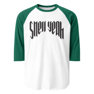3/4 sleeve raglan shirt